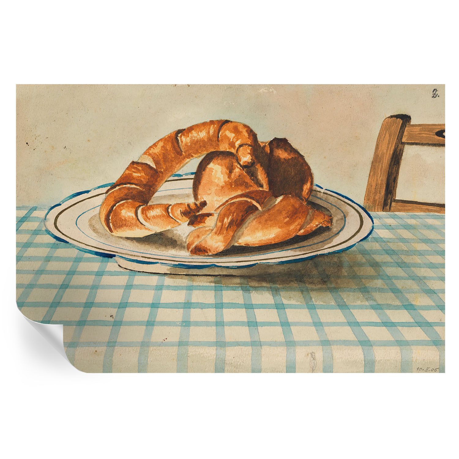 Murales autoadhesivos productos horneados de la cocina 104x152 tulup