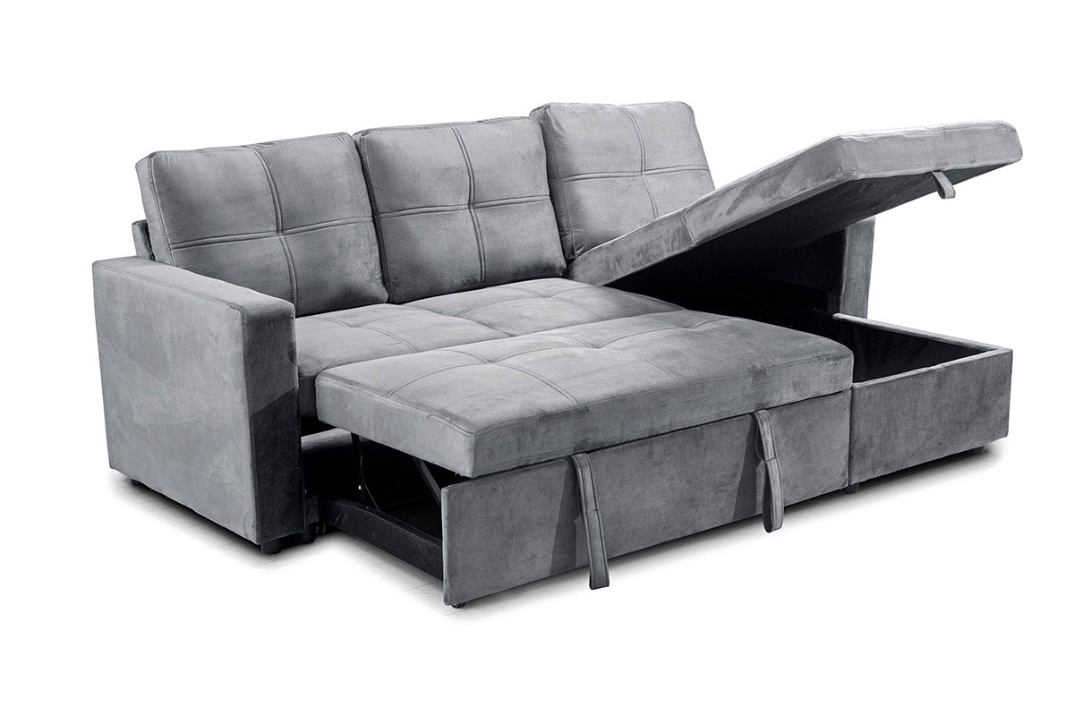Sofa cama chaise longue pau 215cm gris