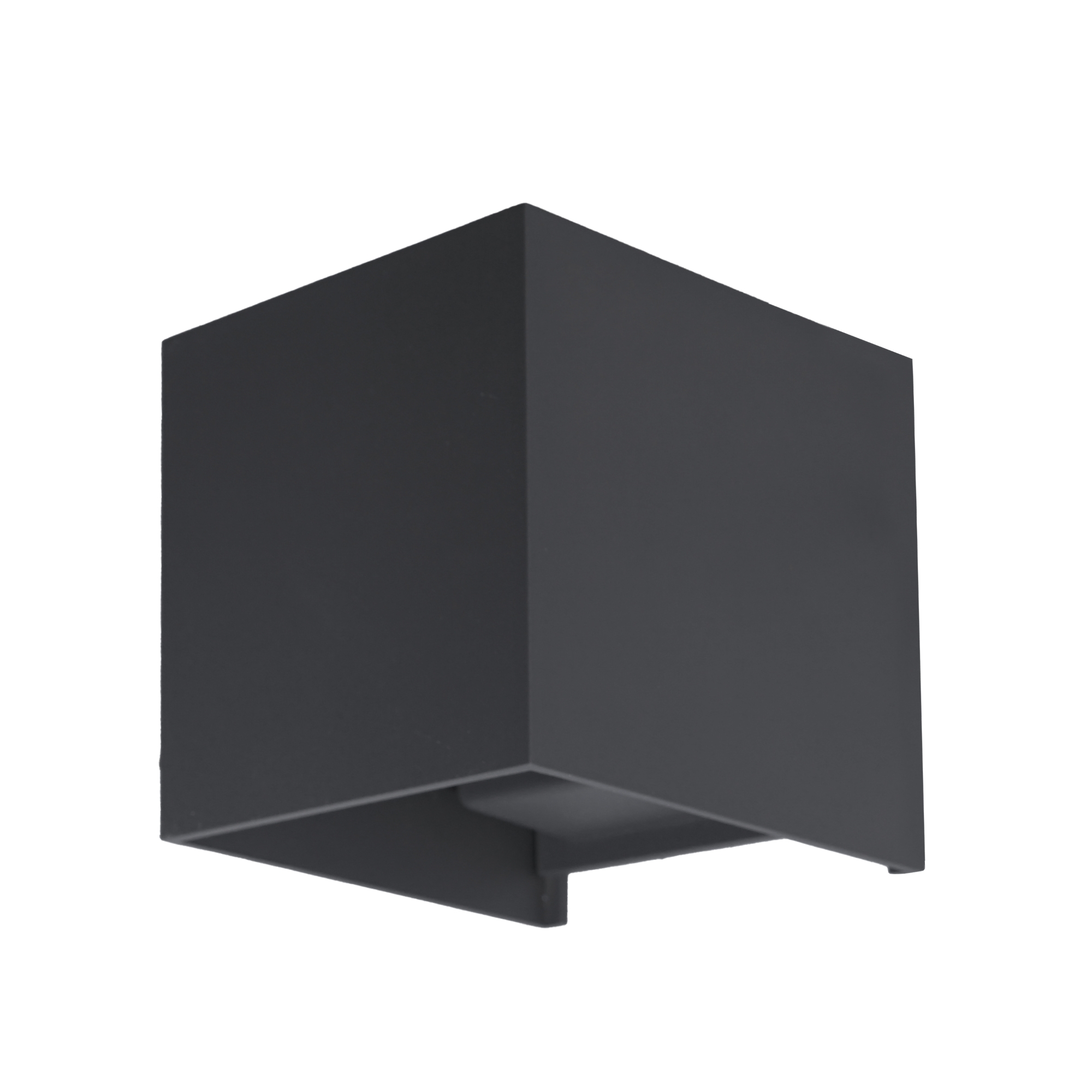 Aplique para exterior cubo LED 2x6w 3000k gris antracita ip54
