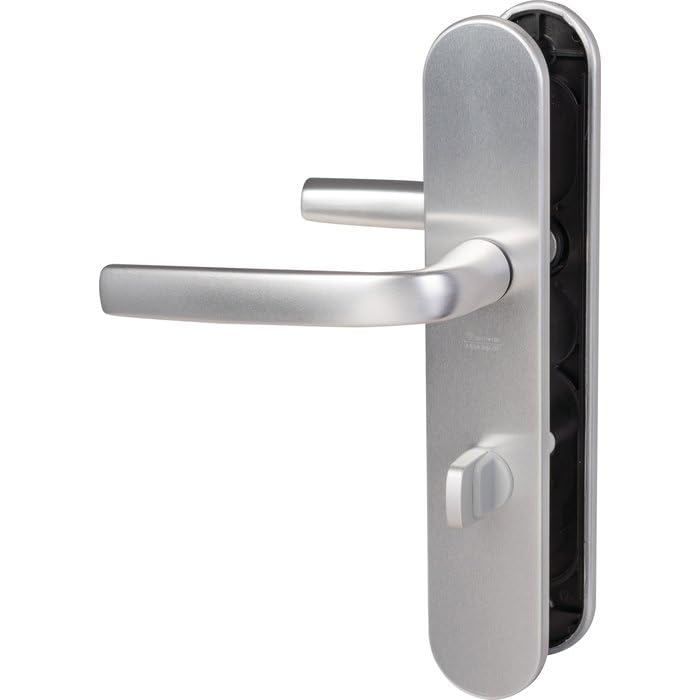 Juego de cerradura logio doble palanca 1360/6341 vachette en gran placa - c