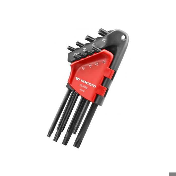 Juego de 8 llaves macho torx facom en estuche - 89.jp8al