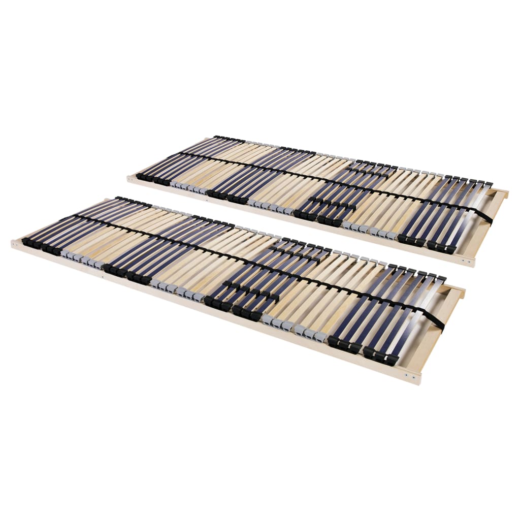 Somieres de láminas con 42 listones 7 zonas 2 uds 70x200 cm efe7716