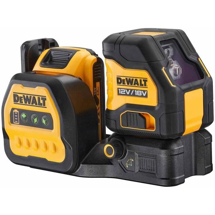 Nivel láser cross autonivelante Dewalt dce088d1g18 - rayo verde 12v y 18v -