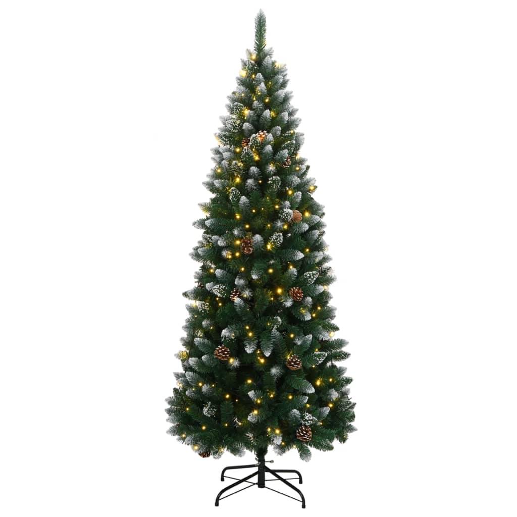 Árbol de navidad artificial con 300 LEDs 210 cm es5966