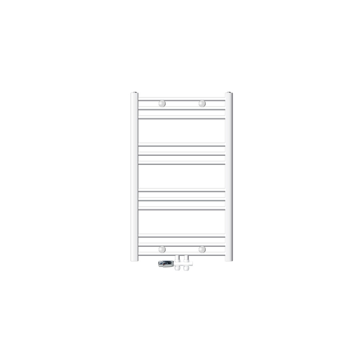 Radiador toallero de baño sahara recto 600 x 800 mm blanco