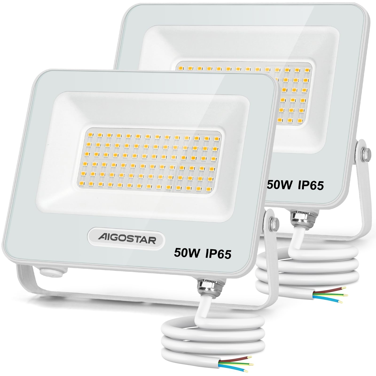 Aigostar focos LED exterior 50w 4000k,2 pcs