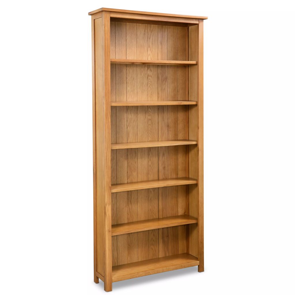 Estantería de madera maciza de roble de 180 cm/mueble