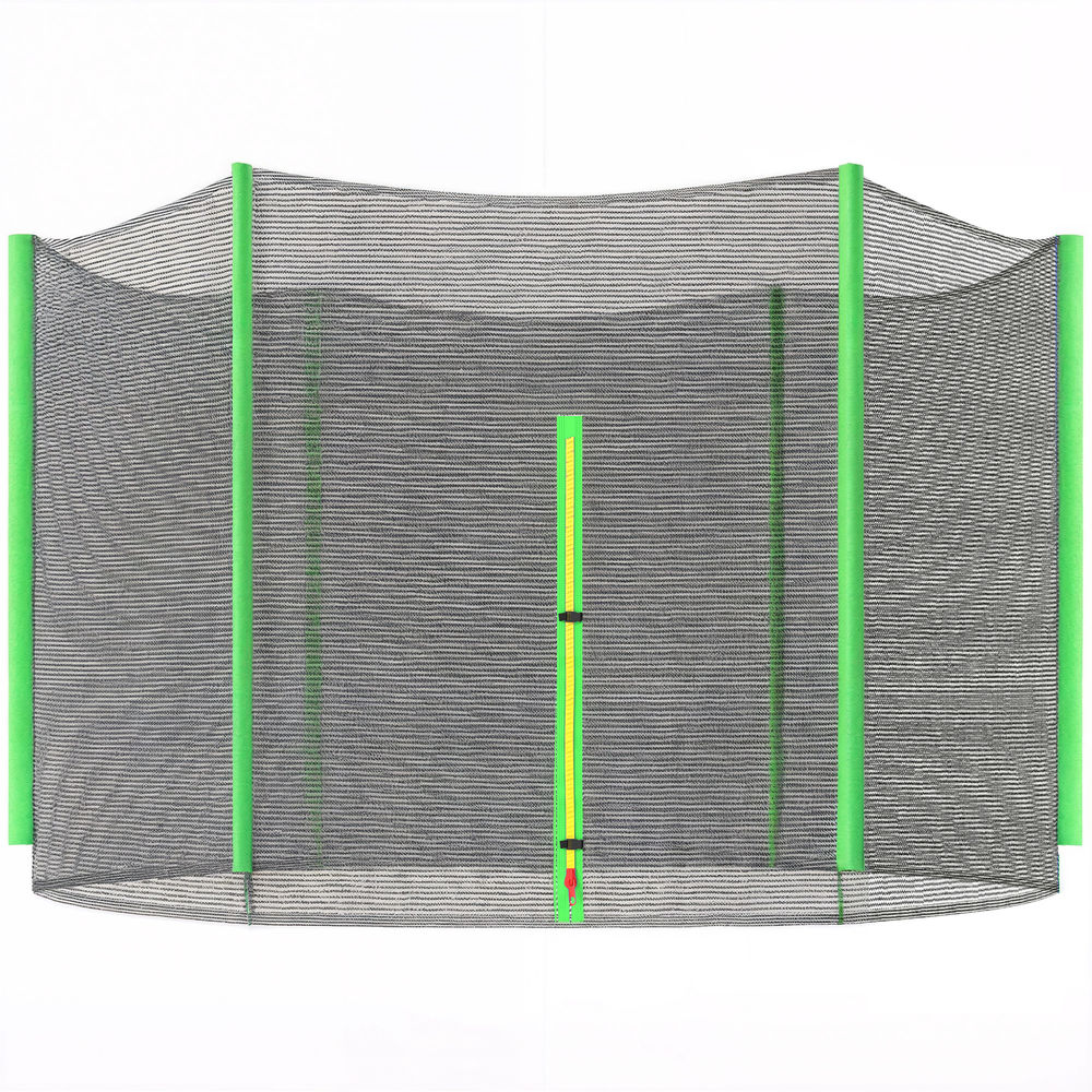 Red de trampolín 305x305x180 cm pe color verde sportnow