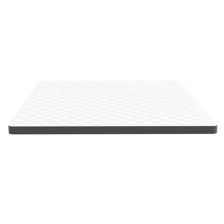 Colchón de espuma h3 90x200 cm 7 zonas 7 cm – blanco y gris