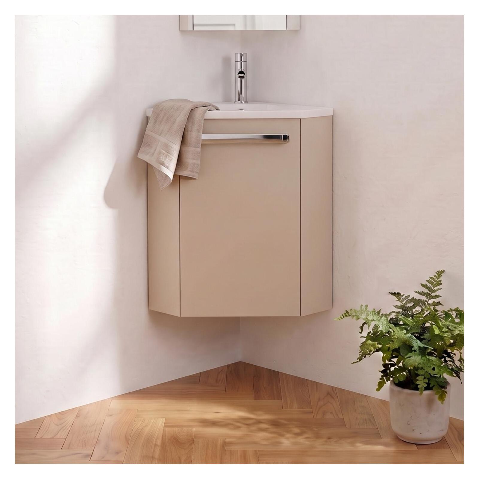 Mueble de lavabo de esquina skino