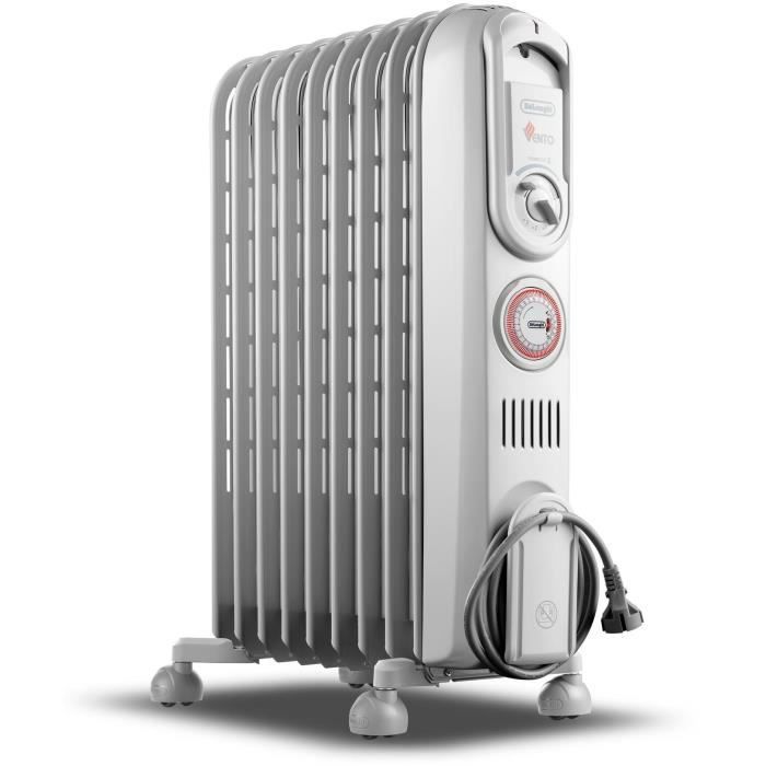 Radiador en baño de aceite vento delonghi - 1800w - 3 etapas de calentamien