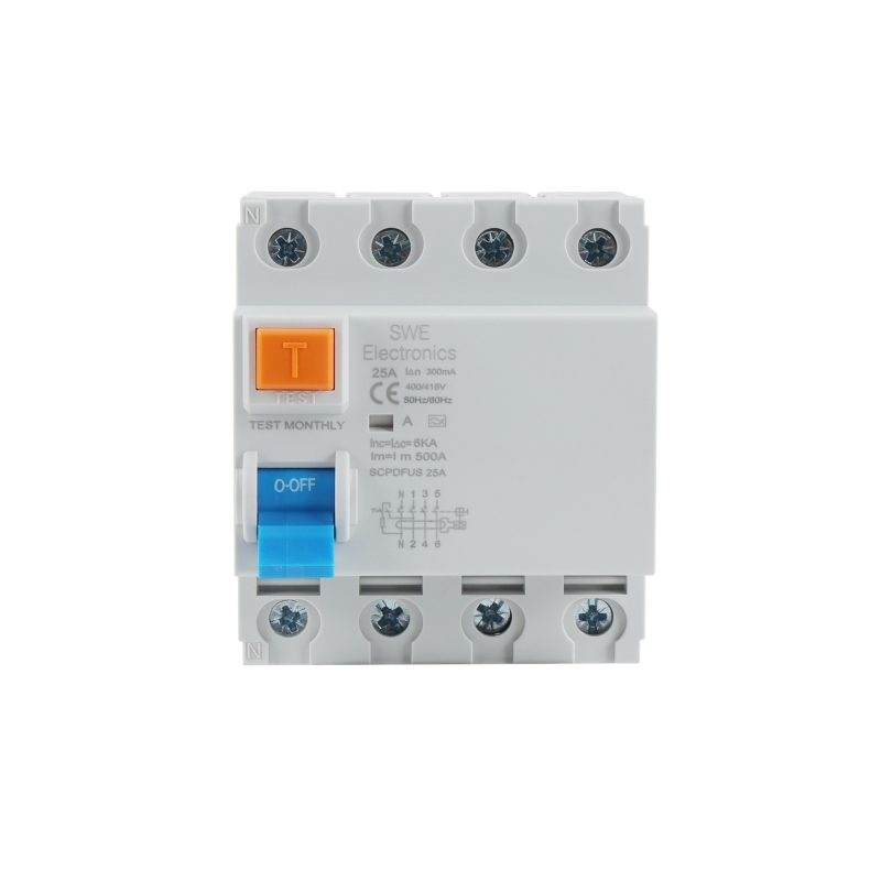 Interruptor diferencial industrial superinmunizado 4p 30ma 25-63a 6ka
