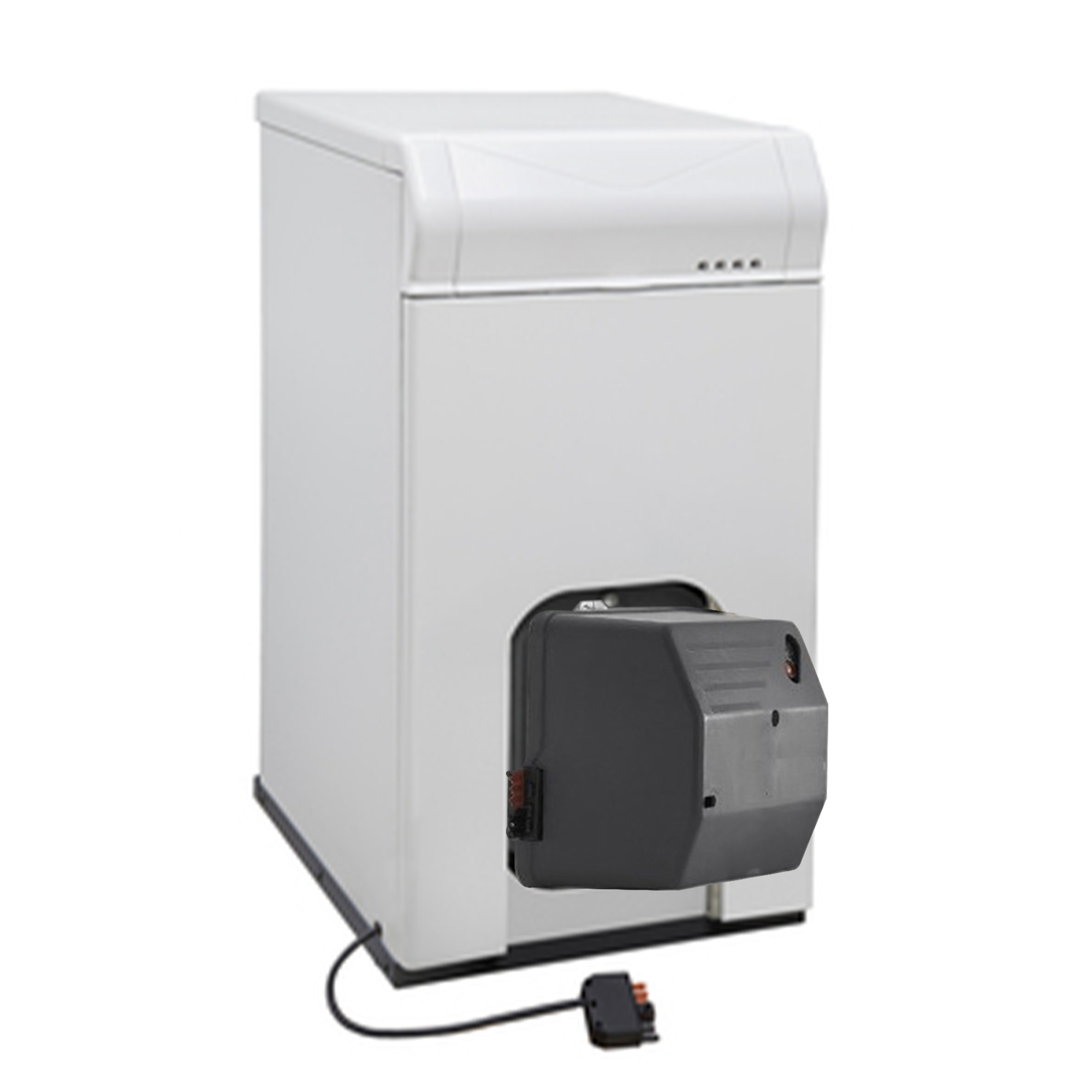 Caldera fuel fundición chimenea biofioul sun sannover 40 kw con quemador