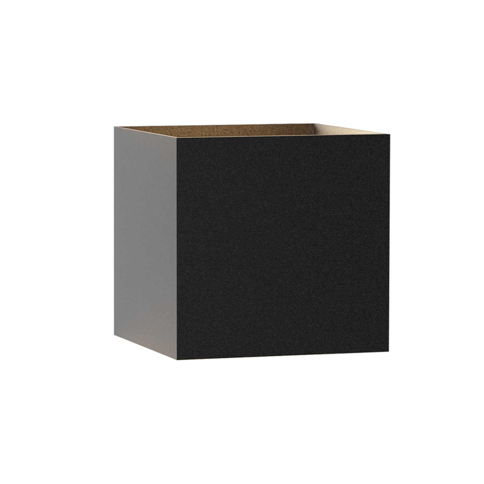 Nettlife aplique pared negra LED 10x10 metal