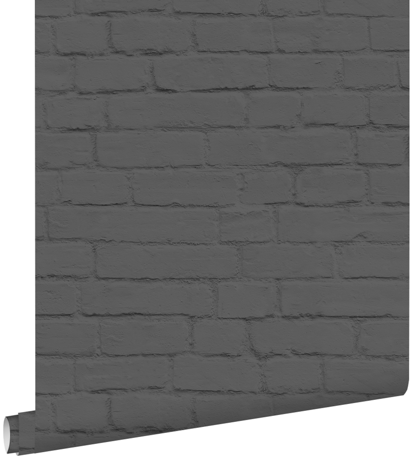 Estahome papel pintado pared de ladrillos negro 53 cm x 10.05 m