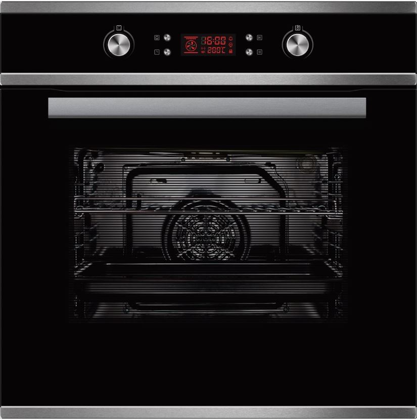 Midea mb20co6065ppat horno 60cm negro mecanico
