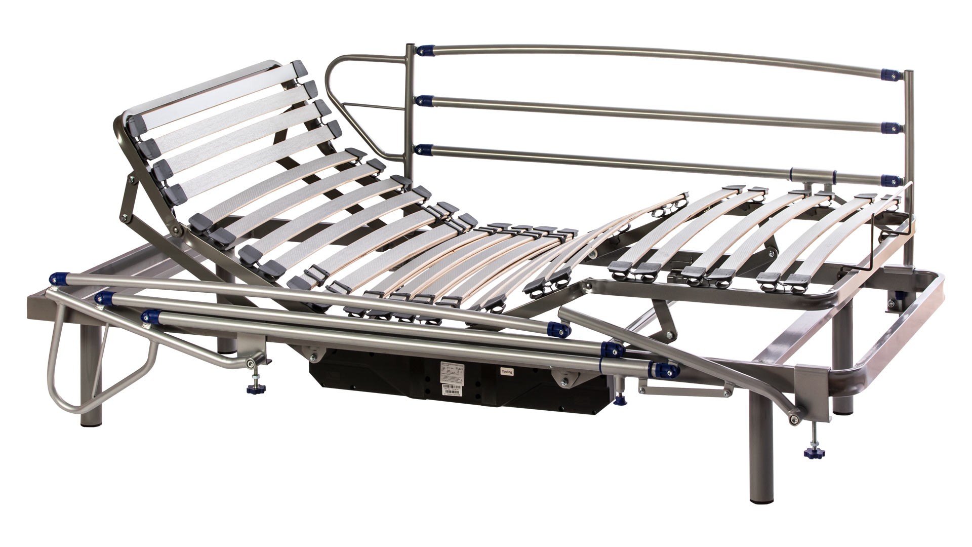 Eris cama articulada+barandillas-135cm x 190cm - mando con cable