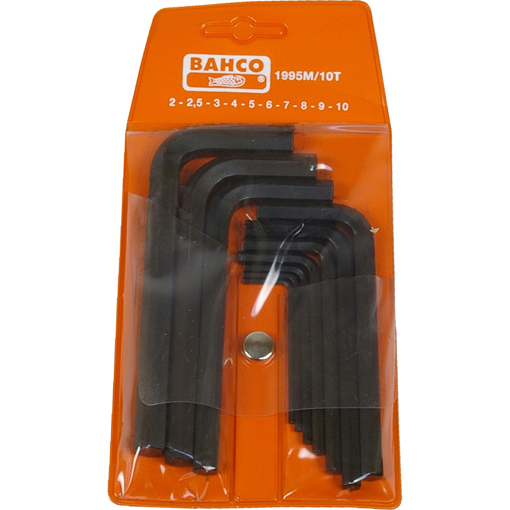 Llave allen niquelada bahco 1998m10tjgo 2-10 (709-10p)