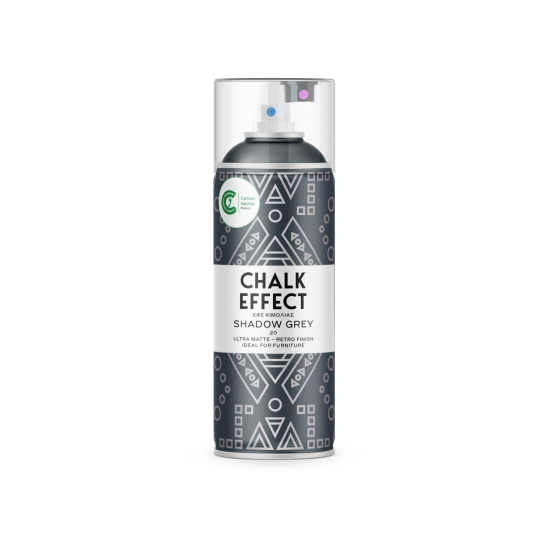 Spray pintura tiza chalk effect ultra mate 400 ml (shadow grey 20)