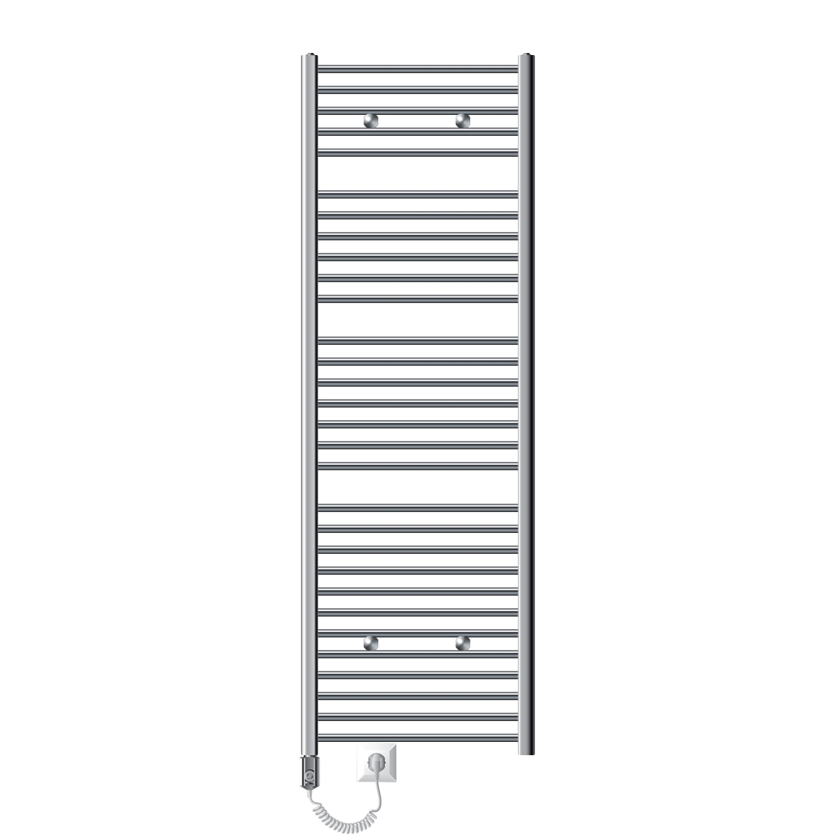 Radiador eléctrico para toallas 600x1800 mm ecd germany