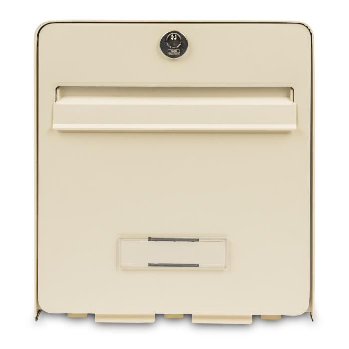 Buzón - burg wachter - favor - acero galvanizado - 1 puerta - beige