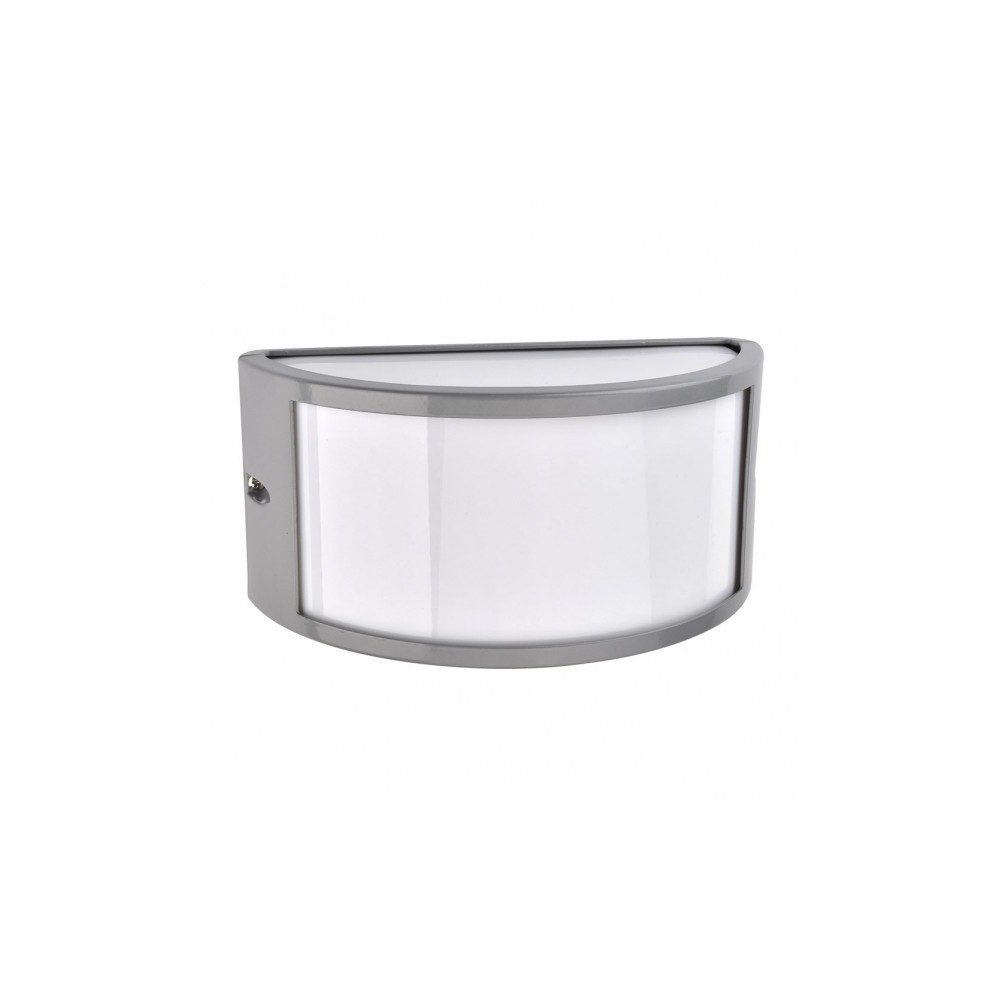 Aplique de exterior ara - fab - gris - aluminio - diseño moderno y original