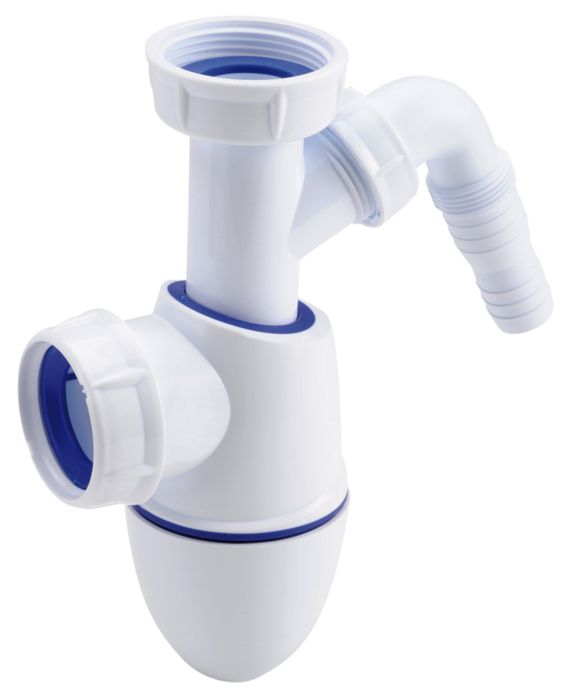 Sifón de fregadero con toma m.a.l - 1'1/2 - diámetro 40 mm - easyphon - nic