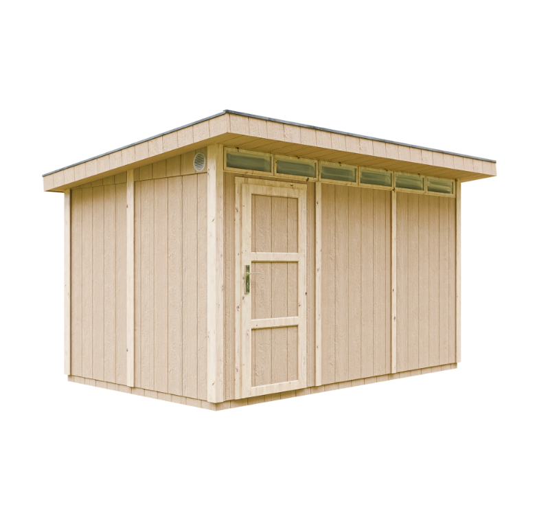 Caseta de jardín de calidad premium 8,7m²-l412xw279cm - Timbela m904