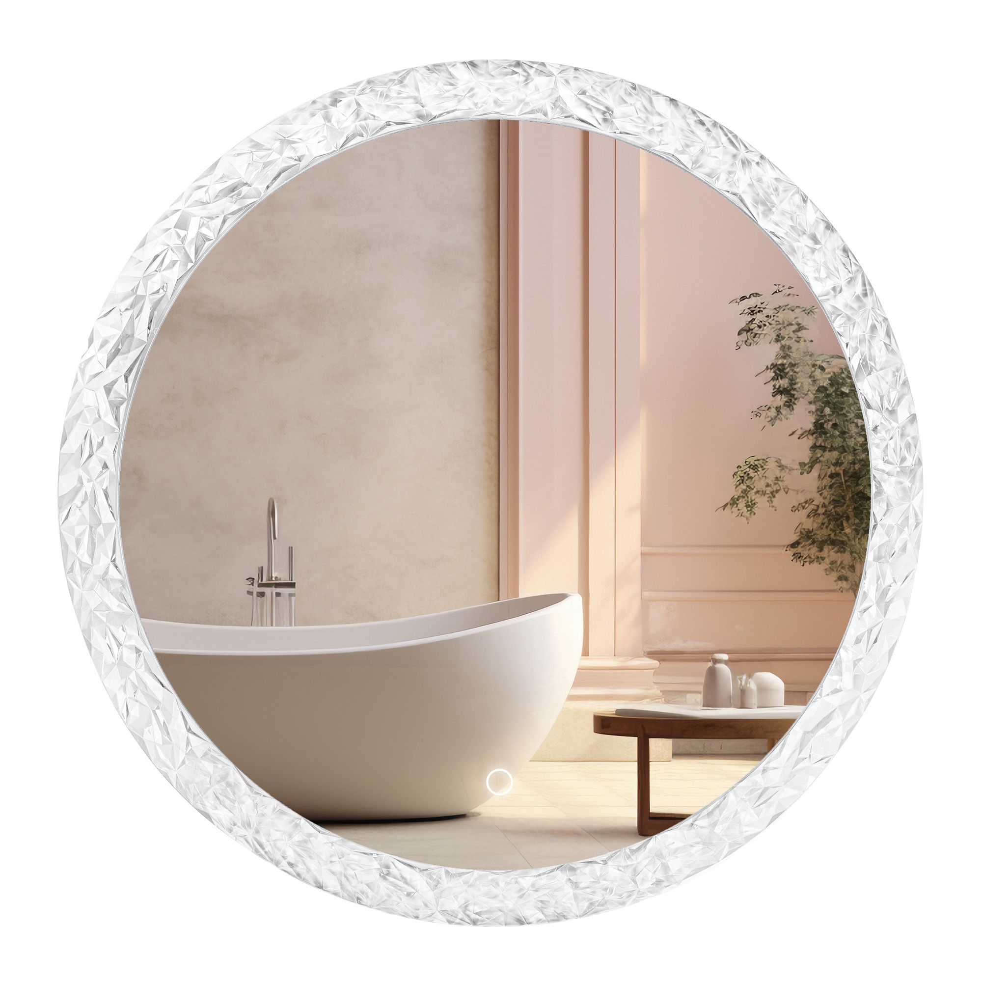 Rea espejo LED 60cm yh-3562, 60x60x60 cm