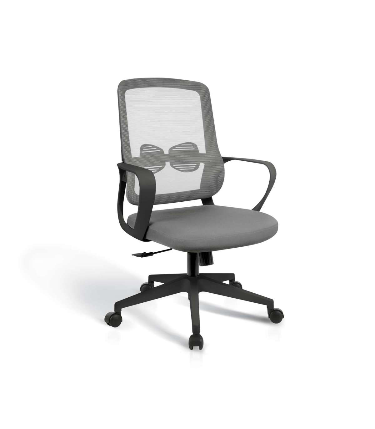 Silla de despacho giratoria elevable con soporte ergonómico