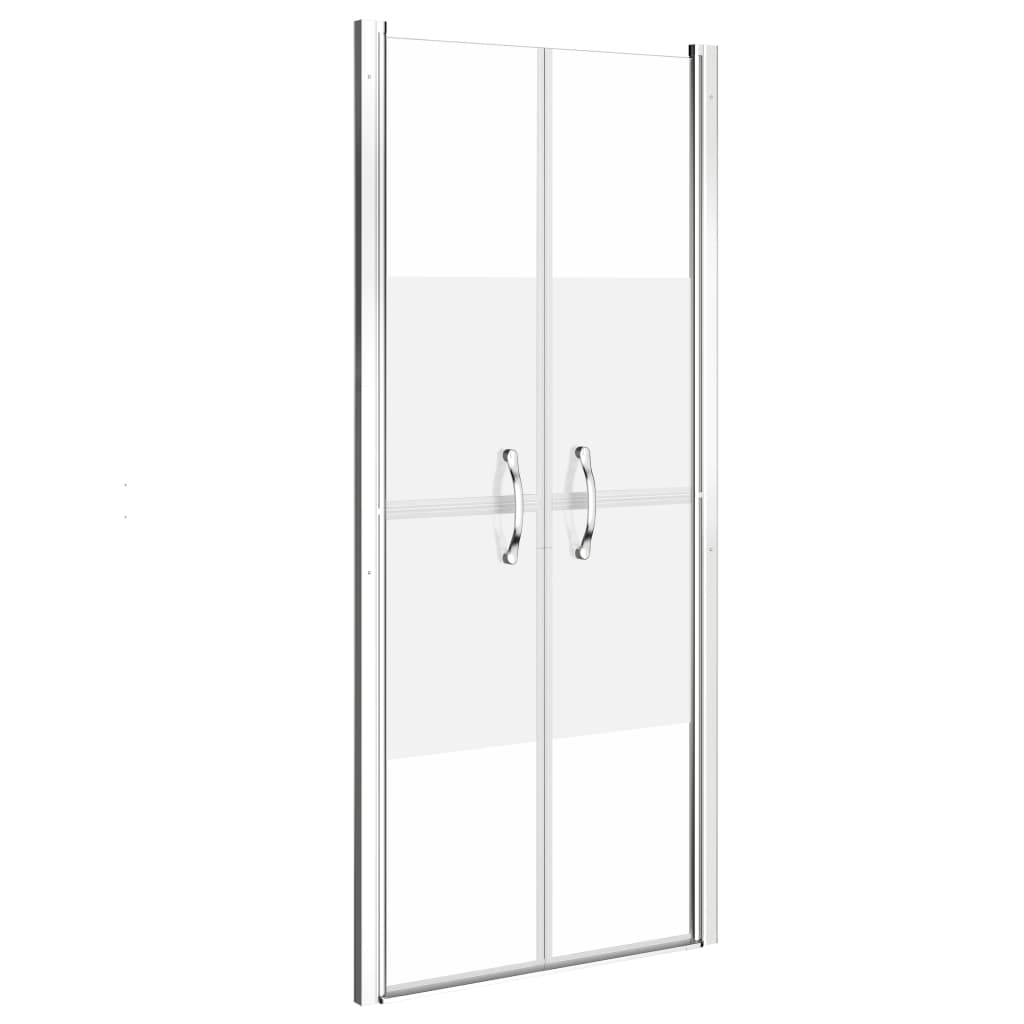 vidaXL puerta de ducha esg medio esmerilado 101x190 cm