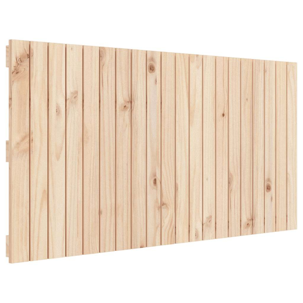vidaXL cabecero de cama de pared madera maciza de pino 127,5x3x60 cm