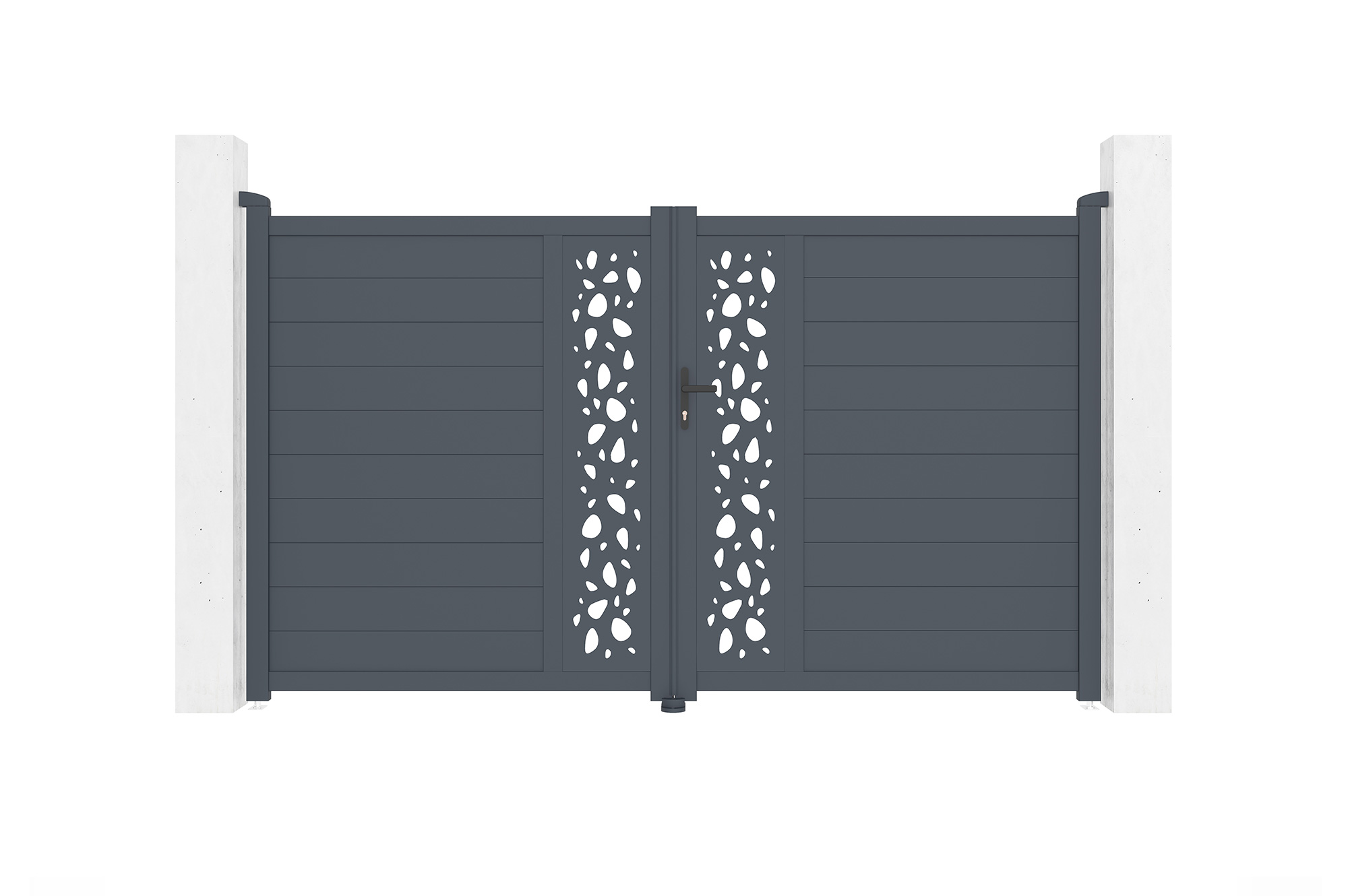 Puerta batiente de aluminio 3m sunny a.180cm