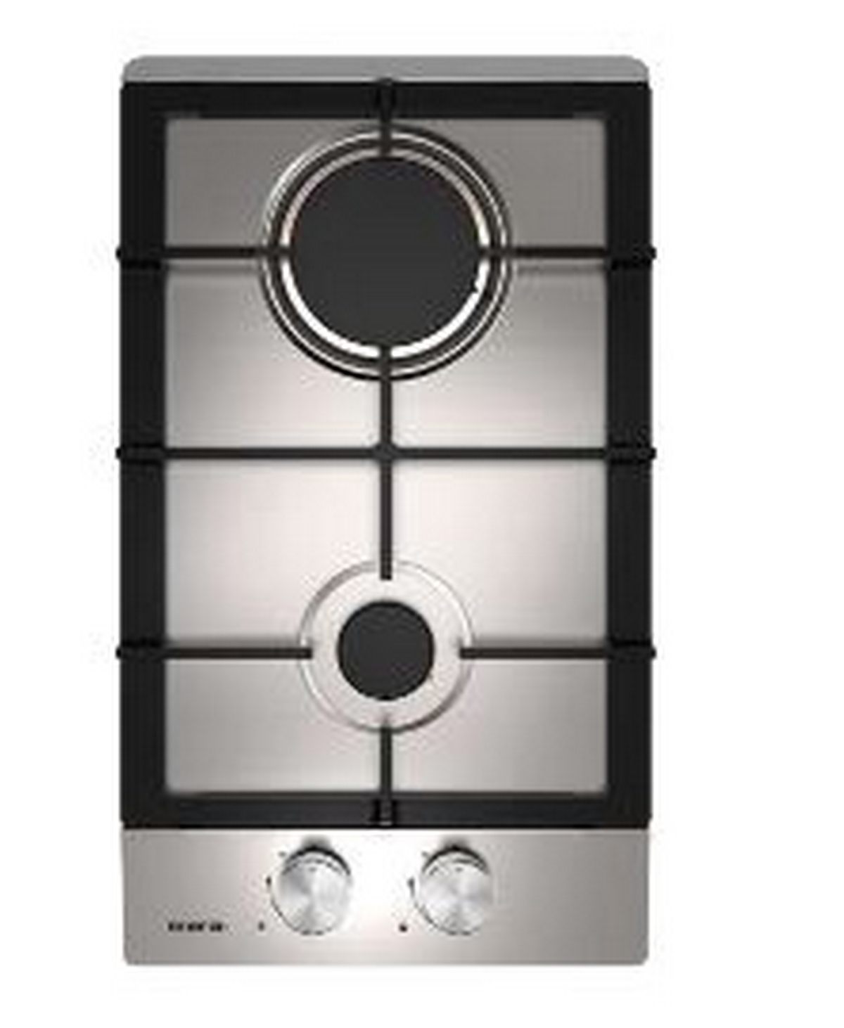 Placa de gas infiniton gas-a2f, inox, 2 fuegos, encendido electrónico