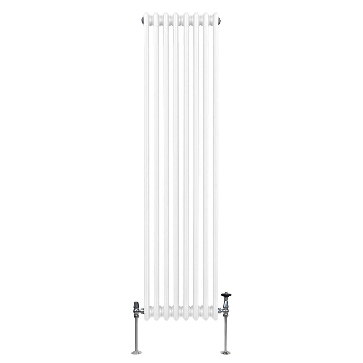 Radiador tradicional vertical de 3 columnas – 1800 x 382 mm - blanco