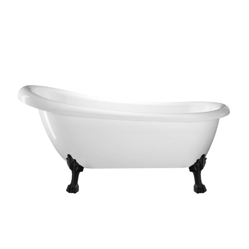 Bañera con patas richmond 171 cm patas león negras