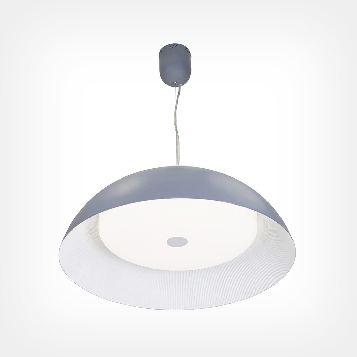 Lámpara de techo coLGante LED ufo 4 - 20w - 4200 k - gris - metal - azabak