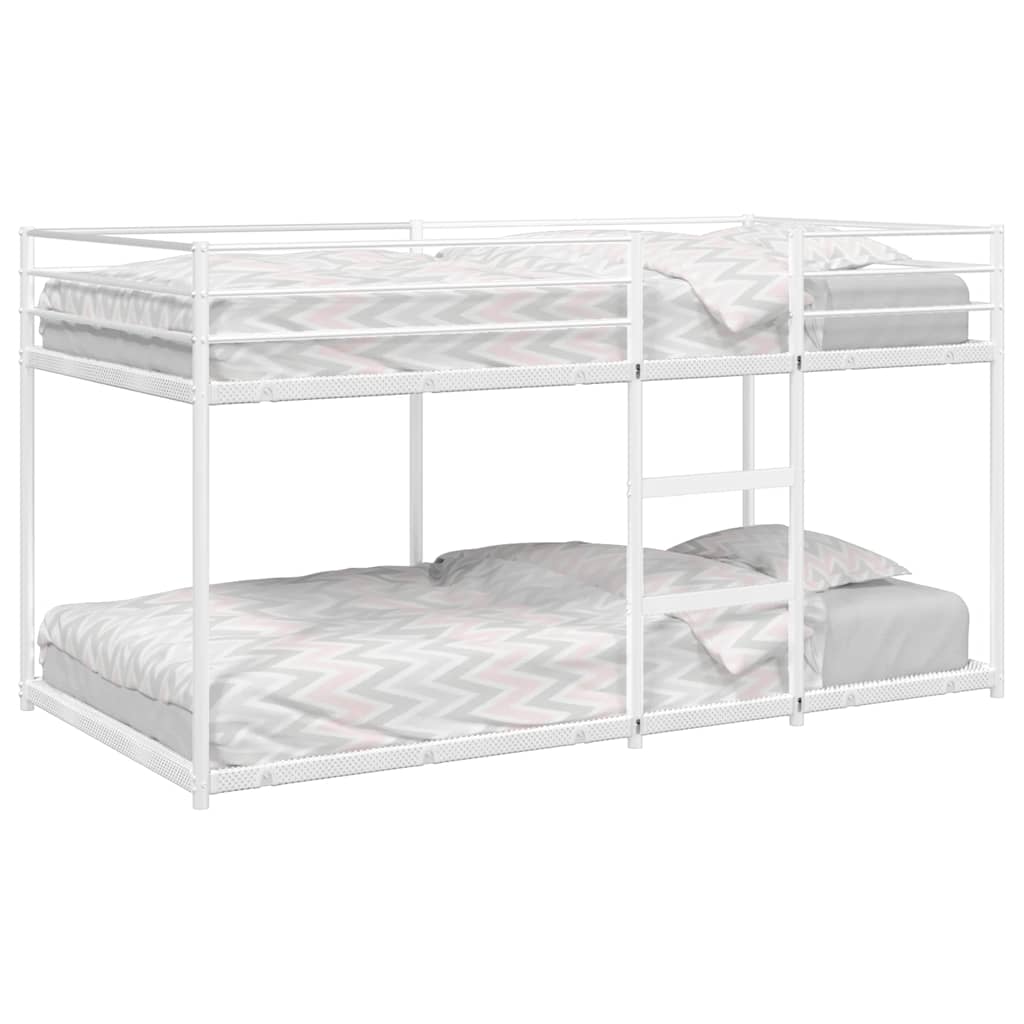 Cama 75x190 cm,litera sin colchón acero blanco rhu4651