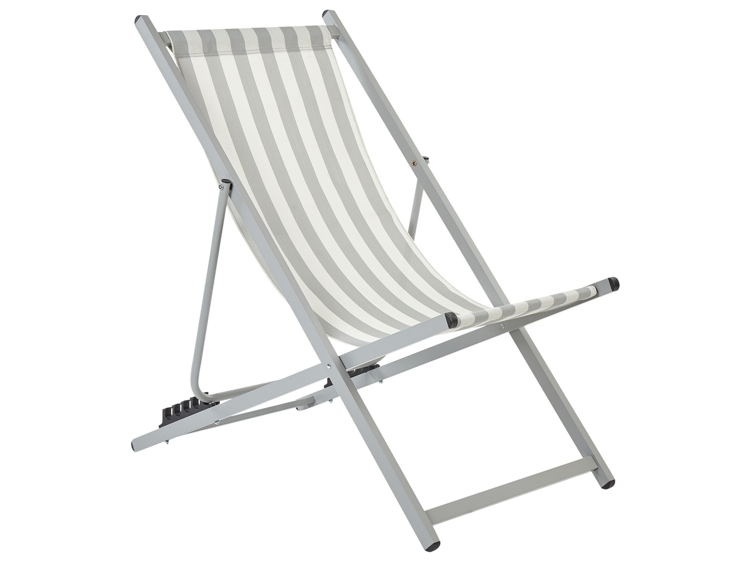 Hamaca plegable locri ii metal gris claro