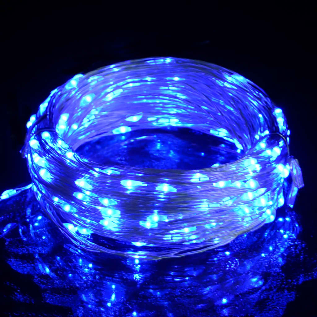 vidaXL tira de luces con 300 LED PVC azul 30 m