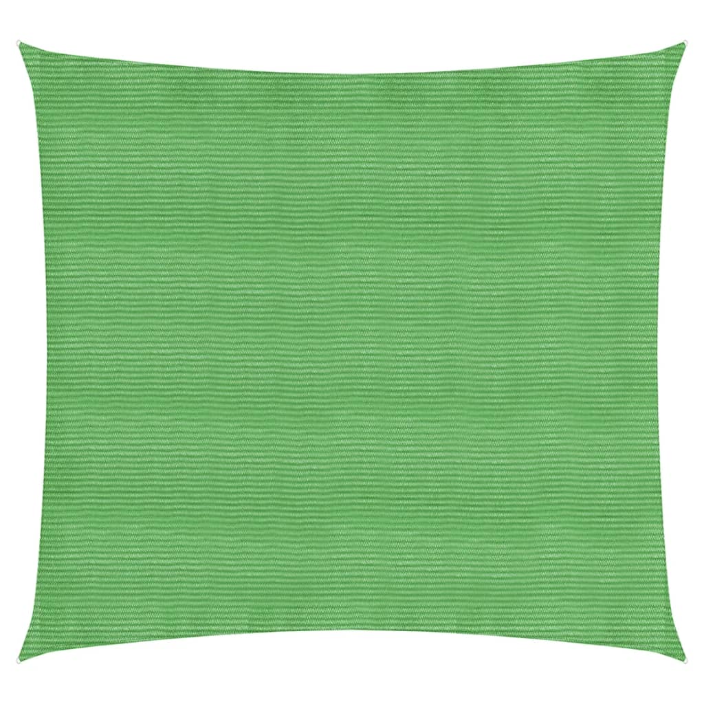 vidaXL toldo de vela verde claro hdpe 160 g/m² 2x2,5 m