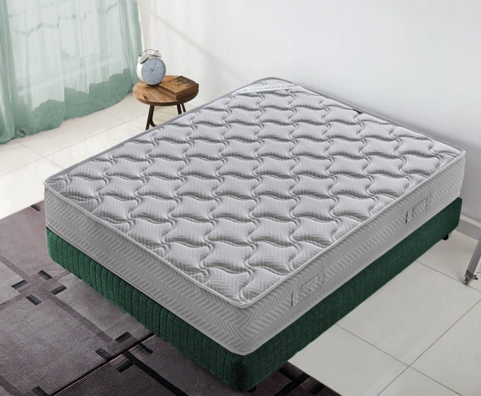 Colchón 90x190 de espuma hr altura 20 cm ortopédico rigidez h3 modelo king