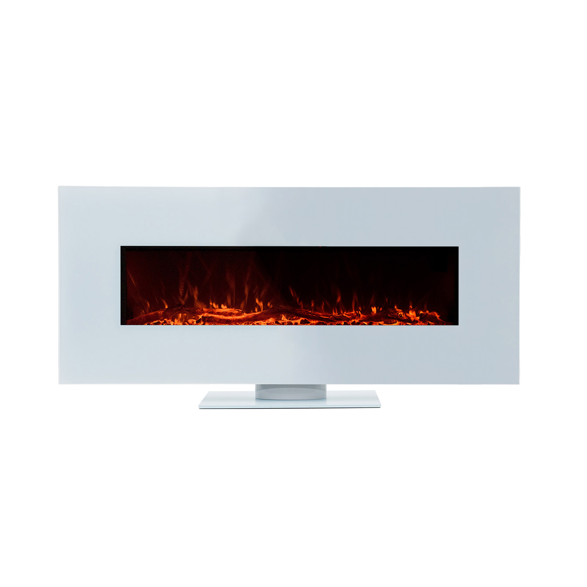 Chimenea eléctrica de pared empotrable para interior 1600w kekai alaska 128