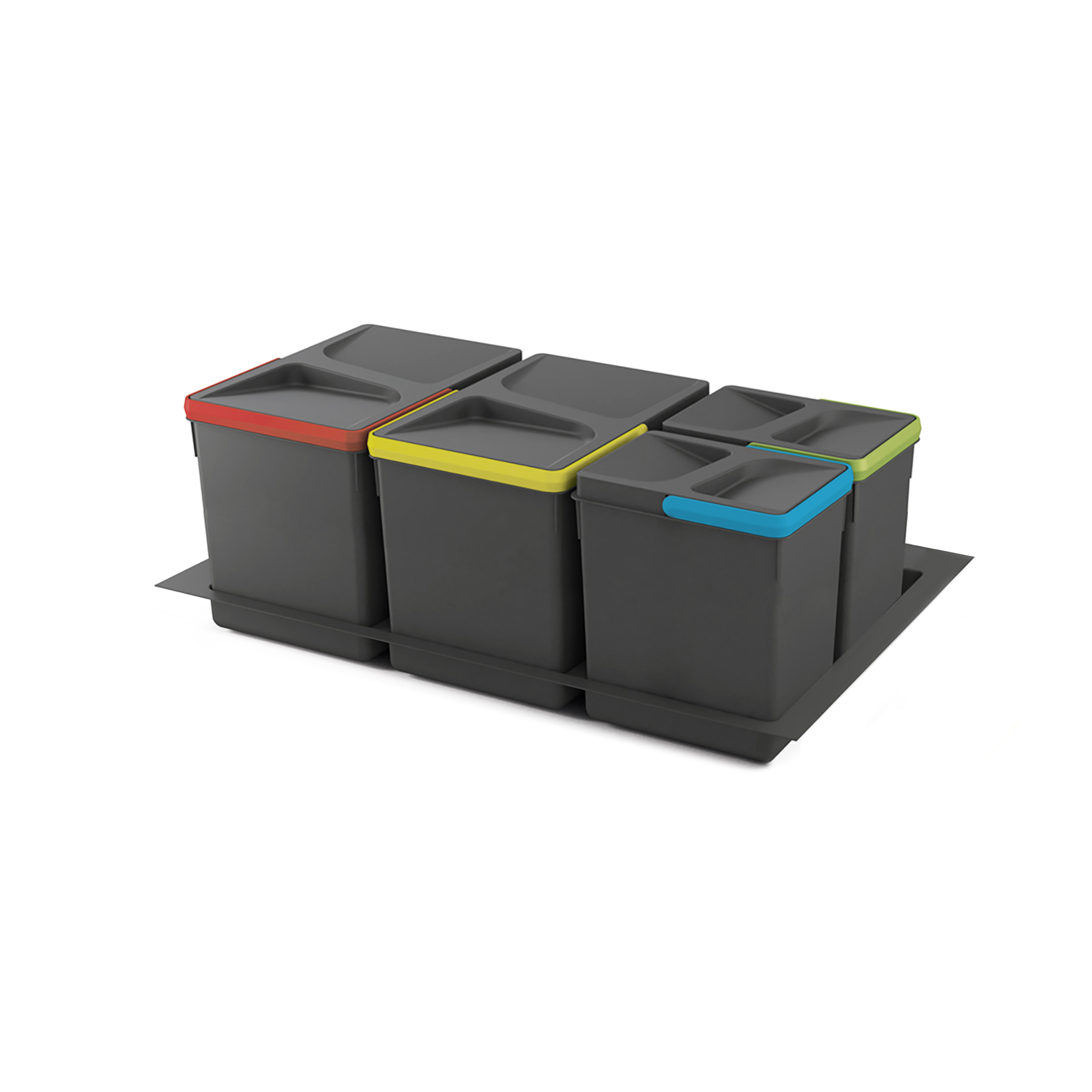 Juego de contenedores con base recycle para cajón