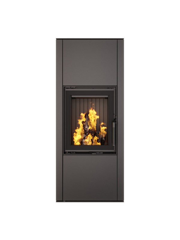 Estufa-chimenea de leña - vatra l negro 40x50 eco