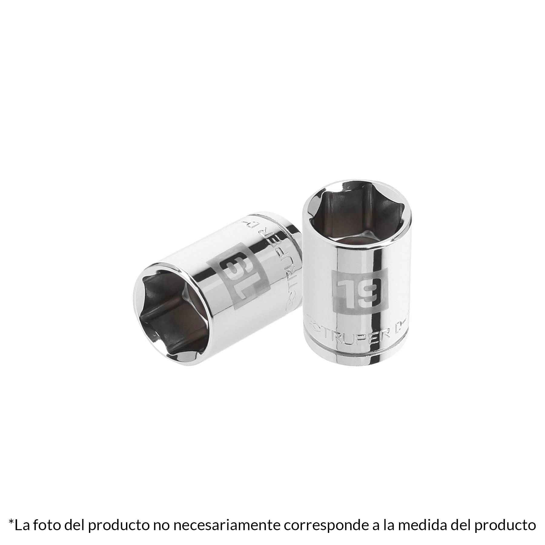 Llave vaso hexagonal, cuadro 1/2" - 20 mm