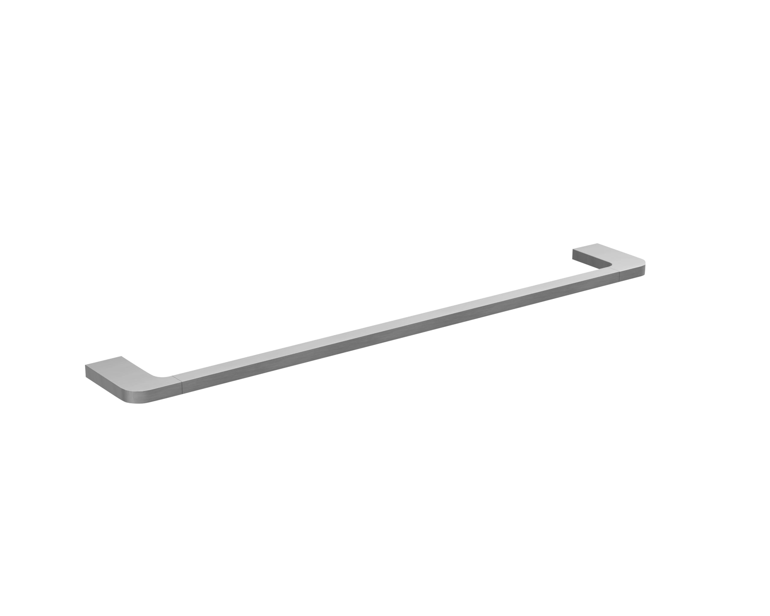 Imex - toallero para baño sin taladro 50cm níquel serie nova