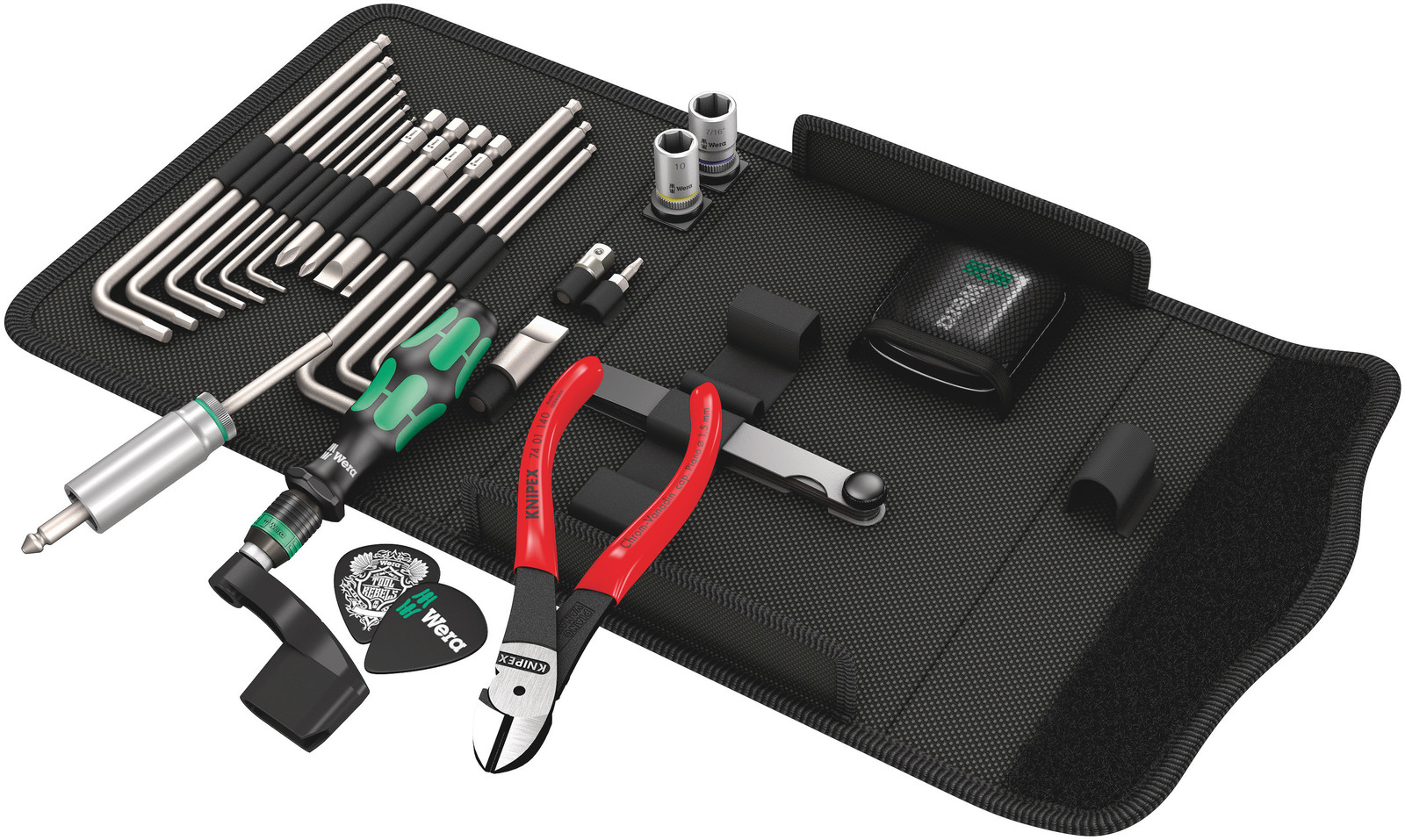Estuches de puntas 9100 juego de herramientas para la guitarra wera