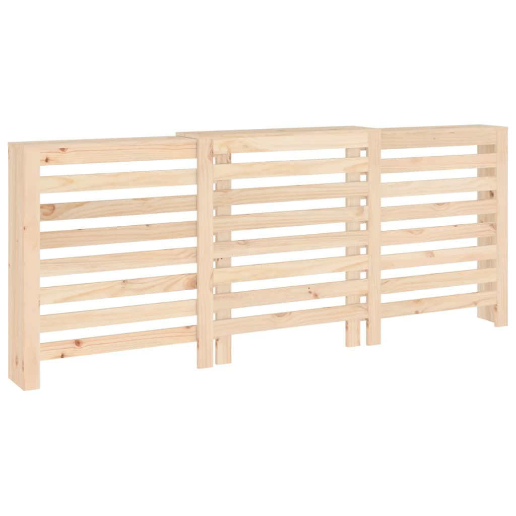 vidaXL cubierta de radiador madera maciza de pino 210x21x85 cm