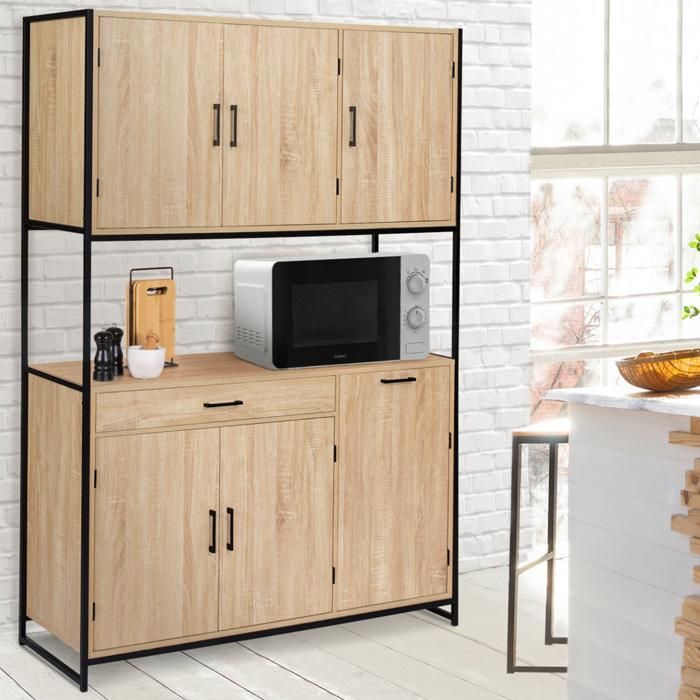 Aparador de cocina industrial detroit - 120 cm